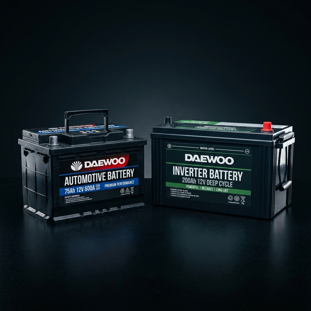 DAEWOO Industrial Strength Batteries and Power Solutions - Pramukh Techventures